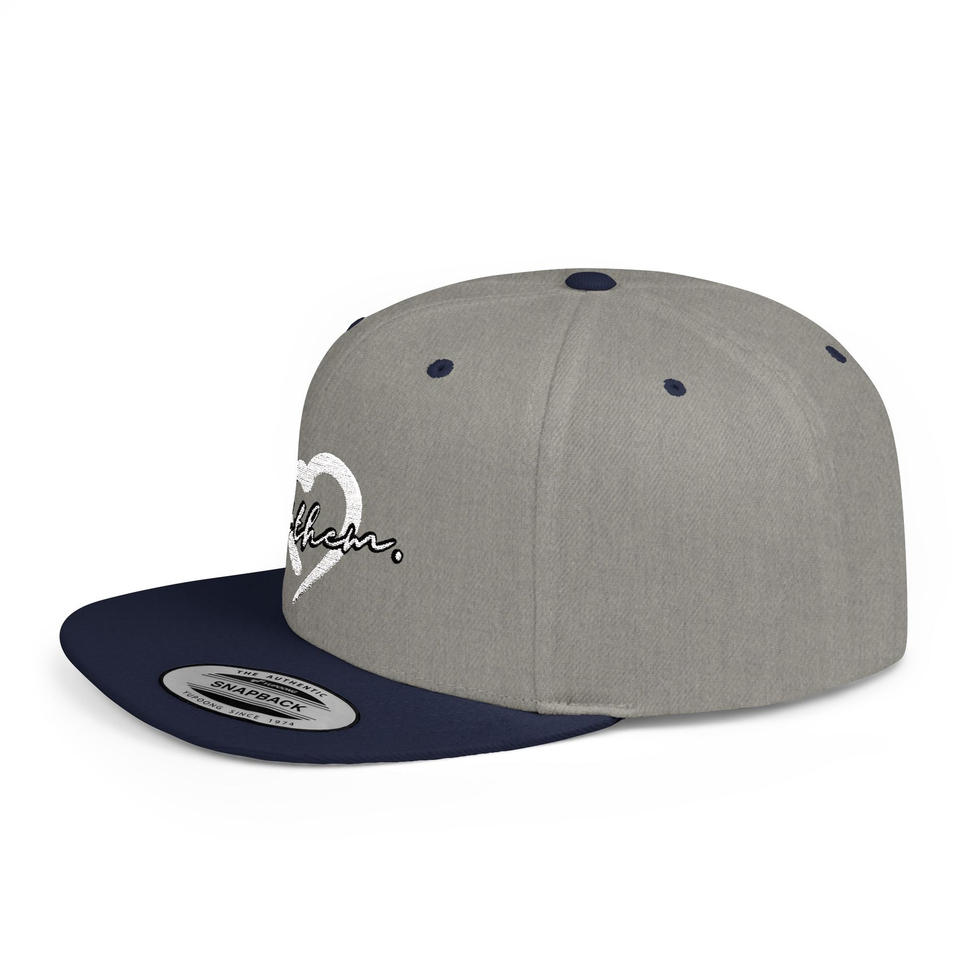Let Them (Embroidered Snapback Flat-Bill Cotton Hat) - J&S Custom Prints