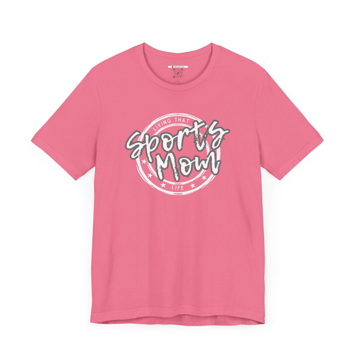 Sports Mom -- Gray Font (Adult Unisex Tee)