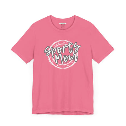 Sports Mom -- Gray Font (Adult Unisex Tee)