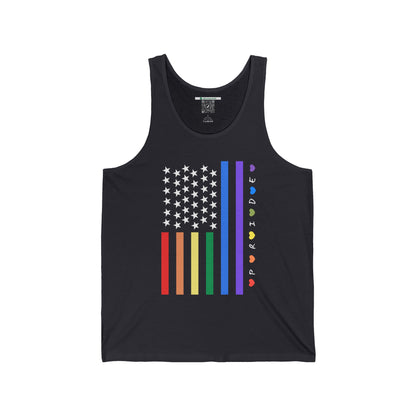 Pride Flag (Adult Unisex Tank Top)