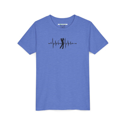 Golf Heartbeat (Youth Unisex Tee)