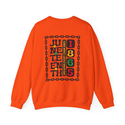 Juneteenth -- Breaking Every Chain (Adult Unisex Crewneck Sweatshirt)