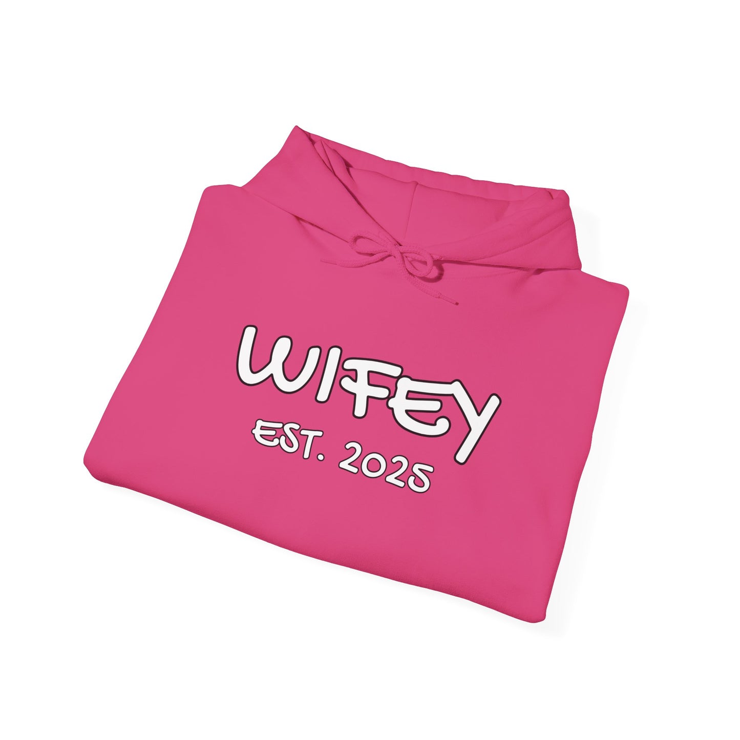 Matching Marriage Set -- "Wifey" (Adult Unisex Hooded Sweatshirt)