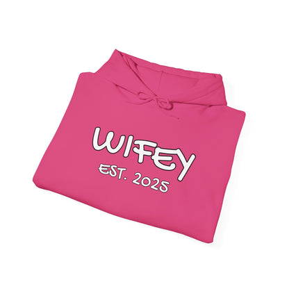 Matching Marriage Set -- "Wifey" (Adult Unisex Hooded Sweatshirt)