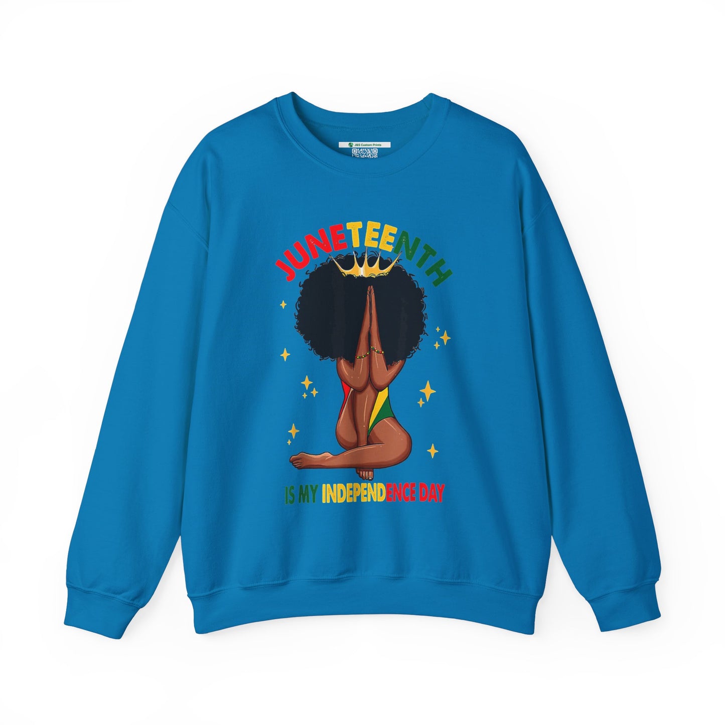 Juneteenth -- My Independence Day (Adult Unisex Crewneck Sweatshirt)