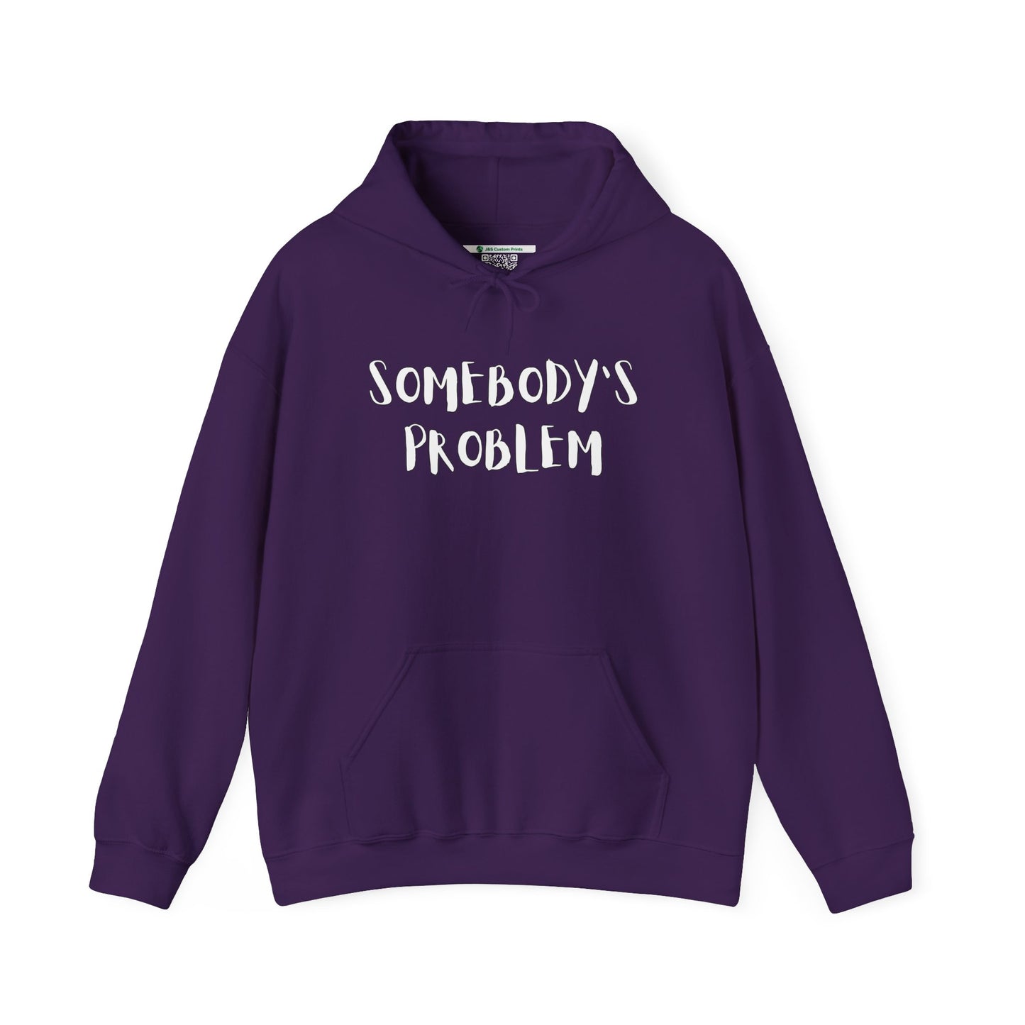 Matching Couple's Set -- "Somebody's Problem" (Adult Unisex Hooded Sweatshirt)