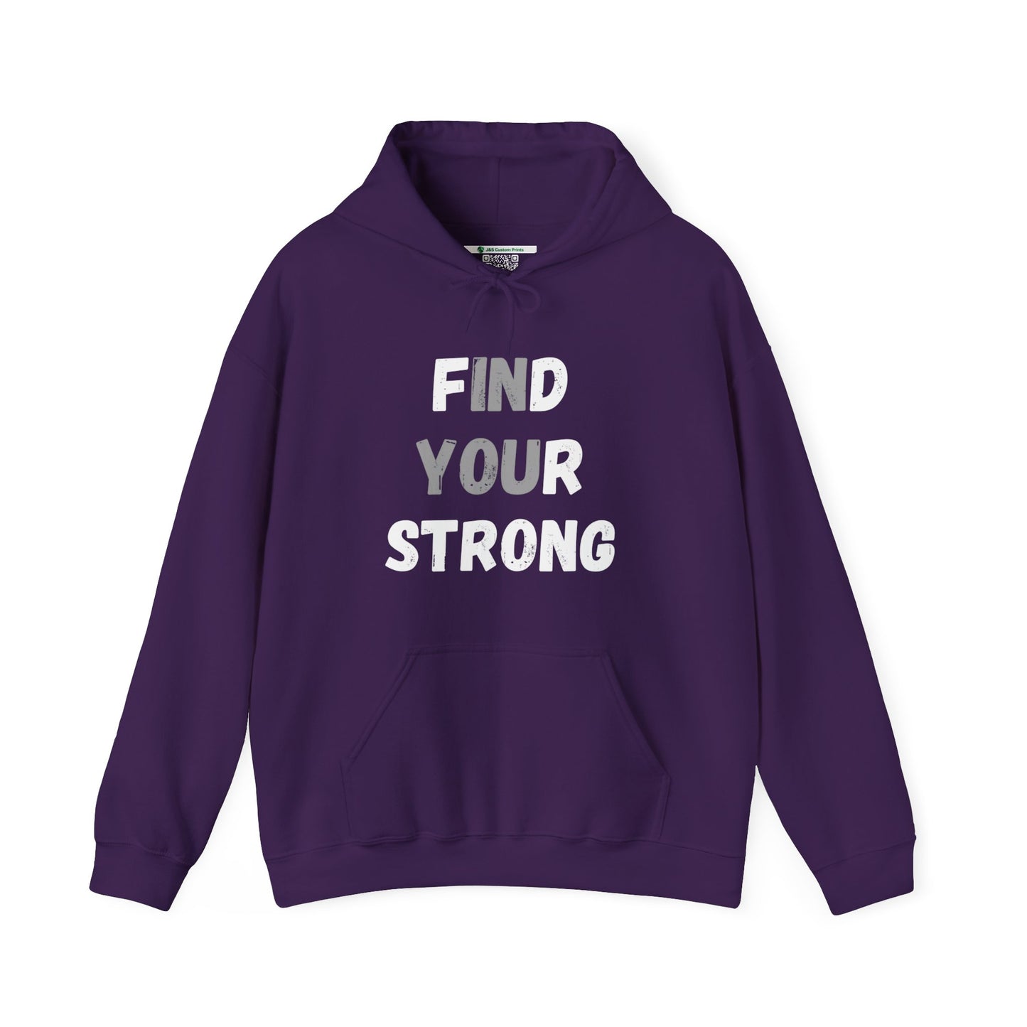 Find Your Strong -- "In You" Emphasis (Adult Unisex Hooded Sweatshirt)