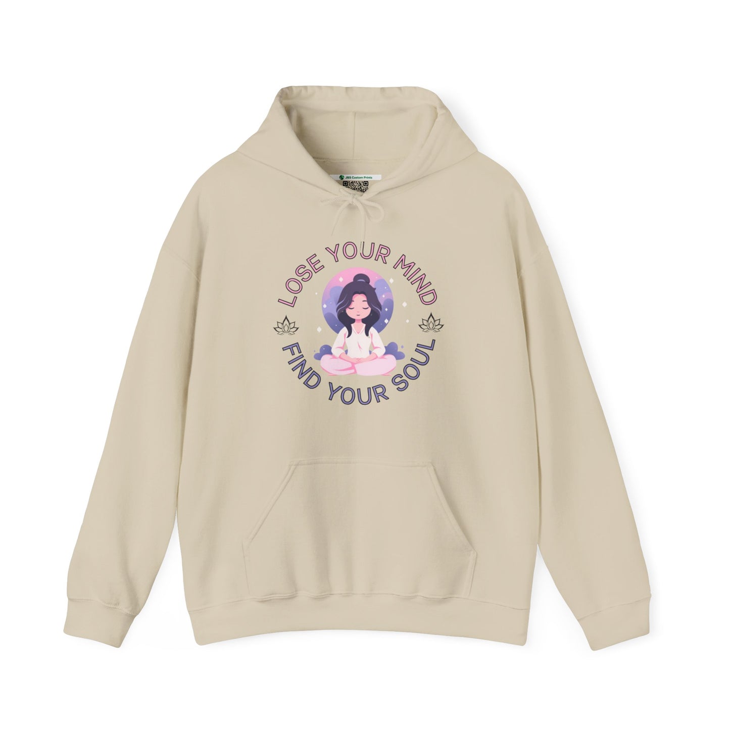 Mindful Awareness --  Meditation (Adult Unisex Hooded Sweatshirt)