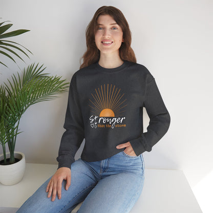 Stronger Than the Storm (Adult Unisex Crewneck Sweatshirt)