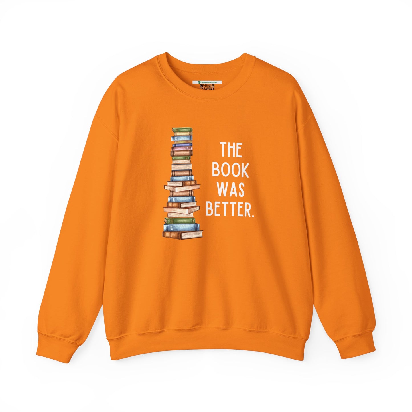 The Book Was Better [2] (Adult Unisex Crewneck Sweatshirt)