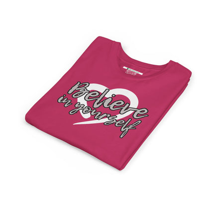 Believe In Yourself -- Gray (Youth Unisex Tee)