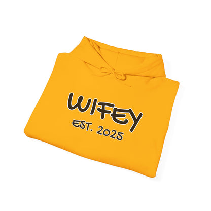 Matching Marriage Set -- "Wifey" (Adult Unisex Hooded Sweatshirt)
