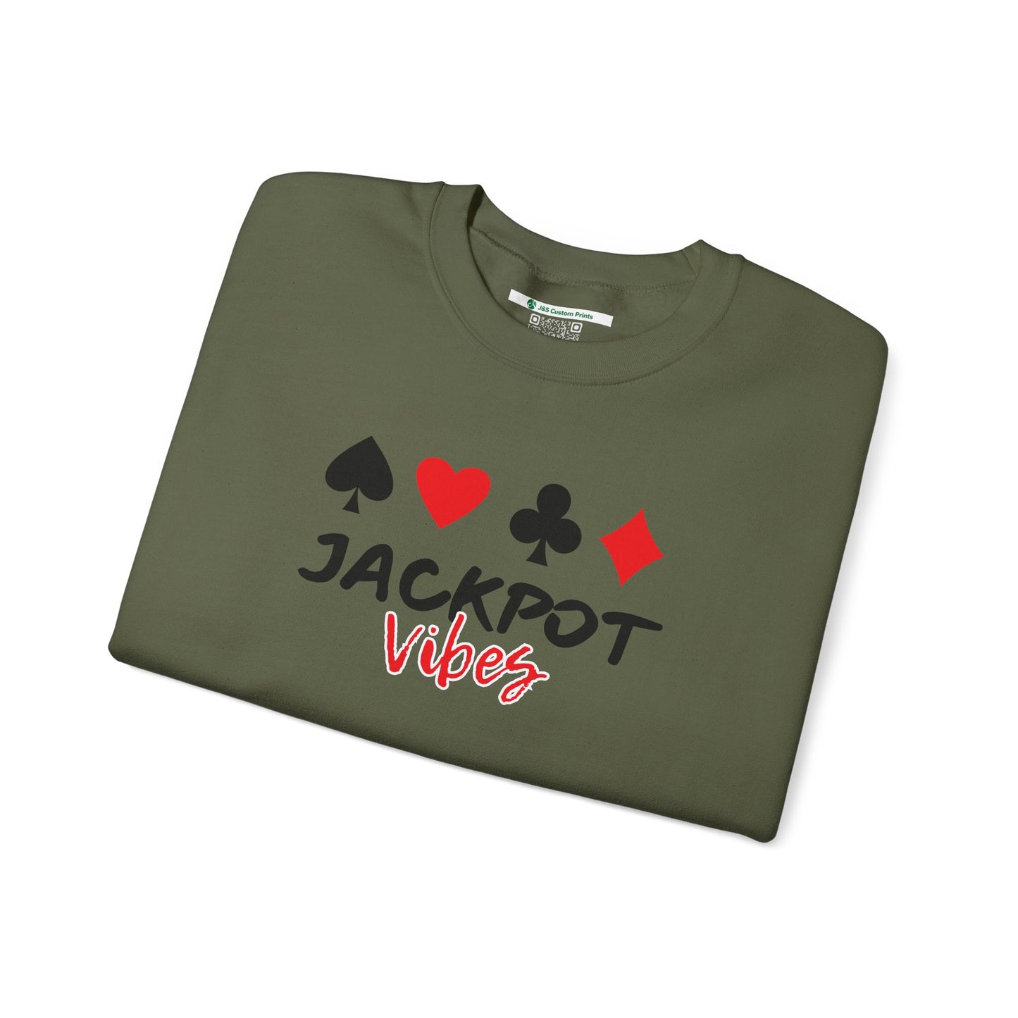 Jackpot Vibes (Adult Unisex Crewneck Sweatshirt)