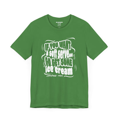 Volleyball Soft Serve (Adult Unisex Tee)