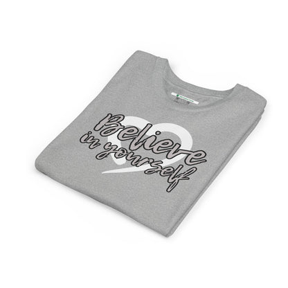 Believe In Yourself -- Gray (Youth Unisex Tee)