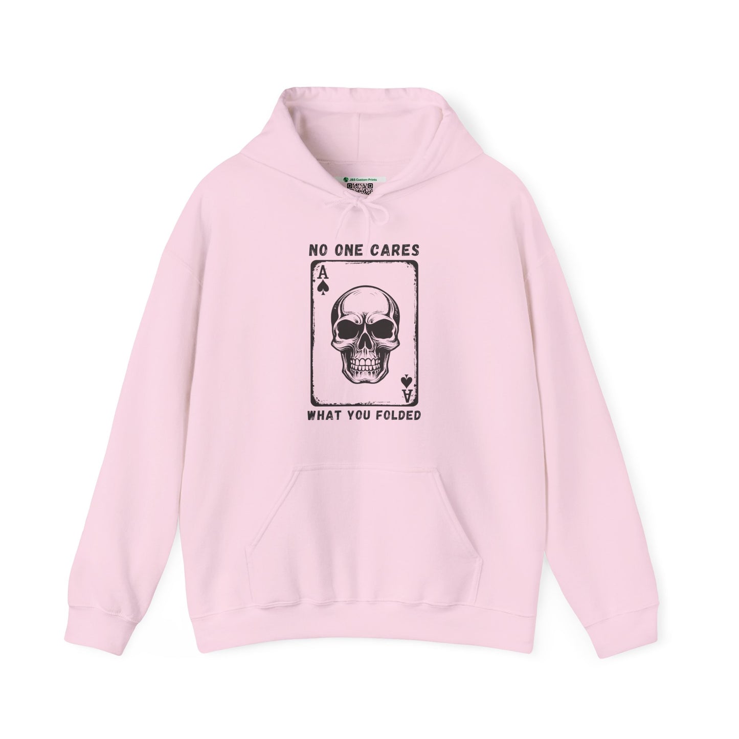 No One Cares What You Folded (Adult Unisex Hooded Sweatshirt)