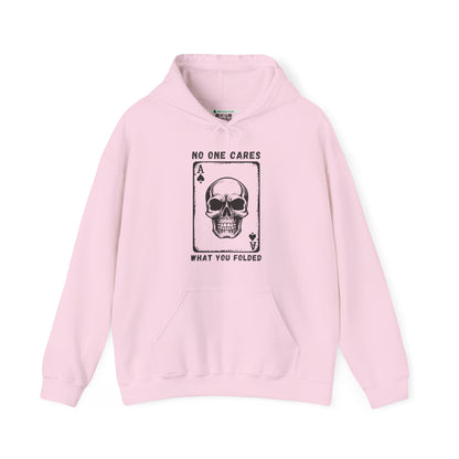 No One Cares What You Folded (Adult Unisex Hooded Sweatshirt)