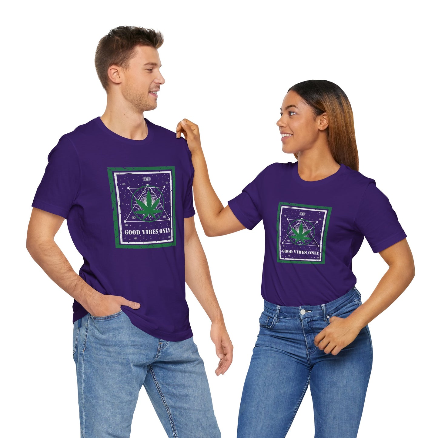 Cannabis -- Good Vibes Only (Adult Unisex Tee)
