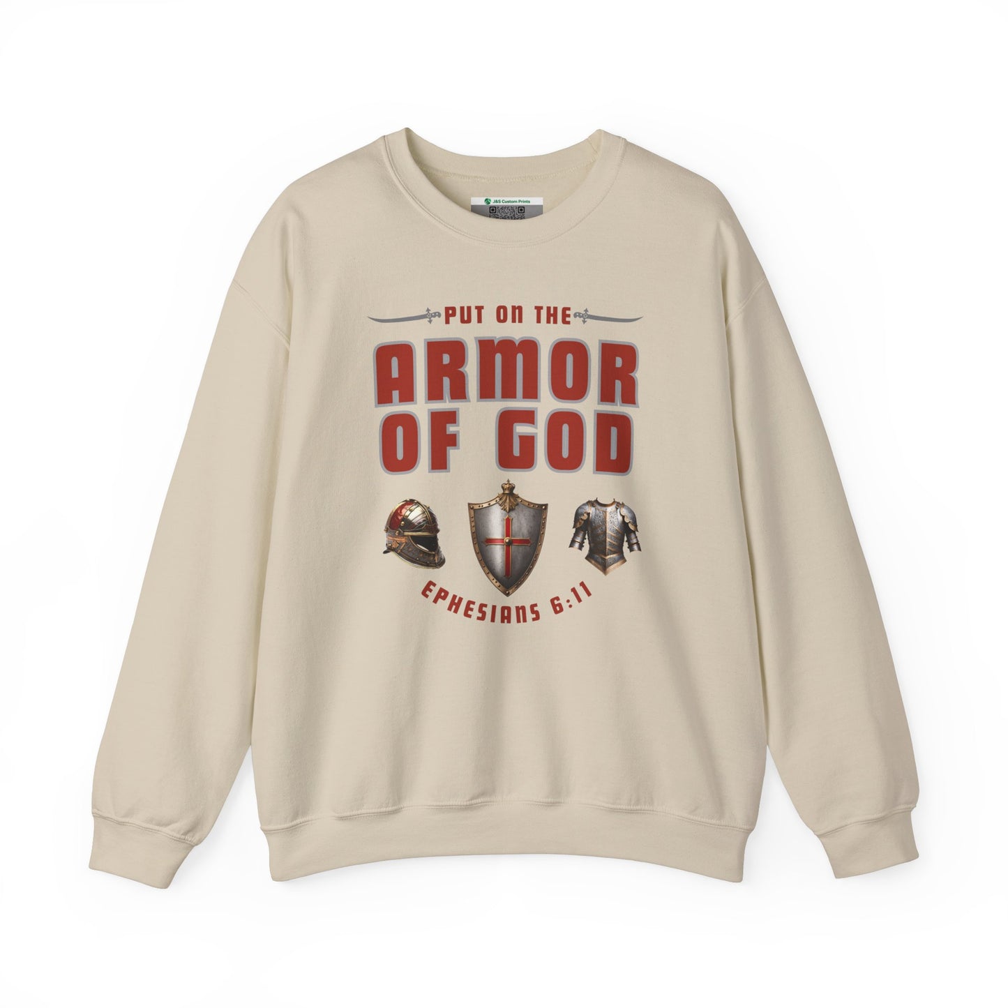 Armor Of God (Adult Unisex Crewneck Sweatshirt)