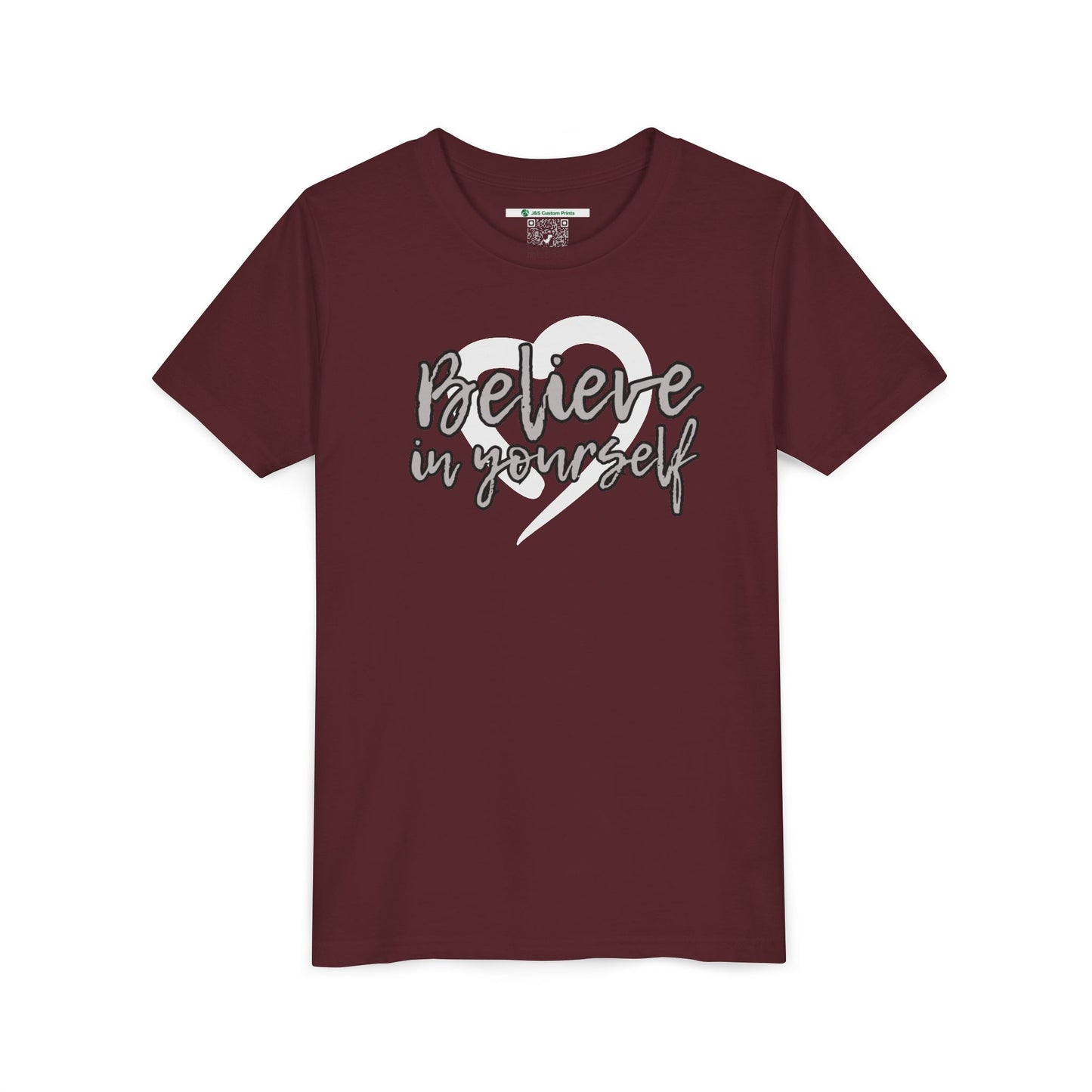 Believe In Yourself -- Gray (Youth Unisex Tee)