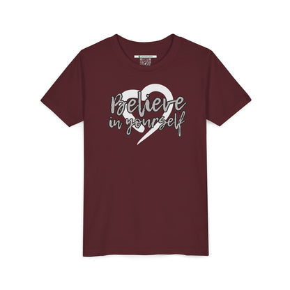Believe In Yourself -- Gray (Youth Unisex Tee)
