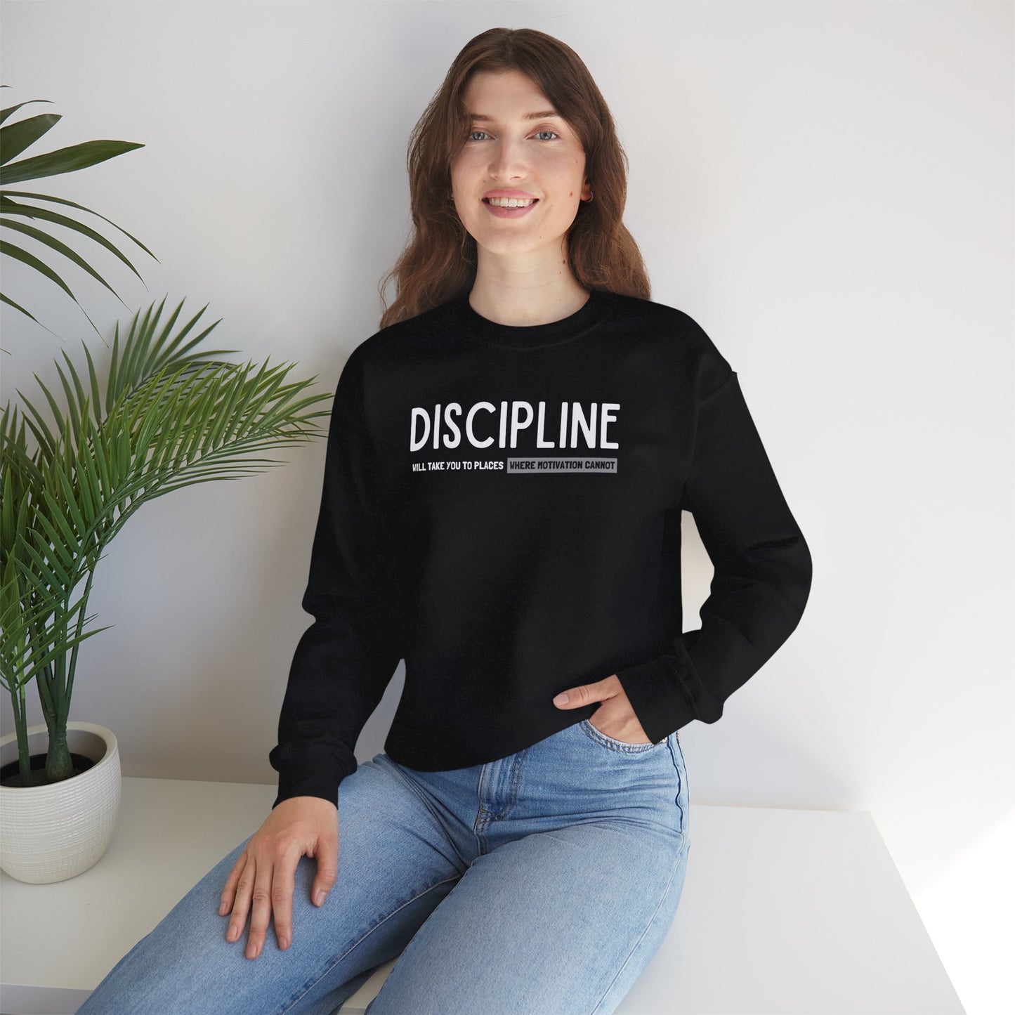 Discipline (Adult Unisex Crewneck Sweatshirt)
