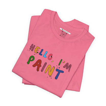Matching Couple's Set -- Hello, I'm Paint (Adult Unisex Tee)