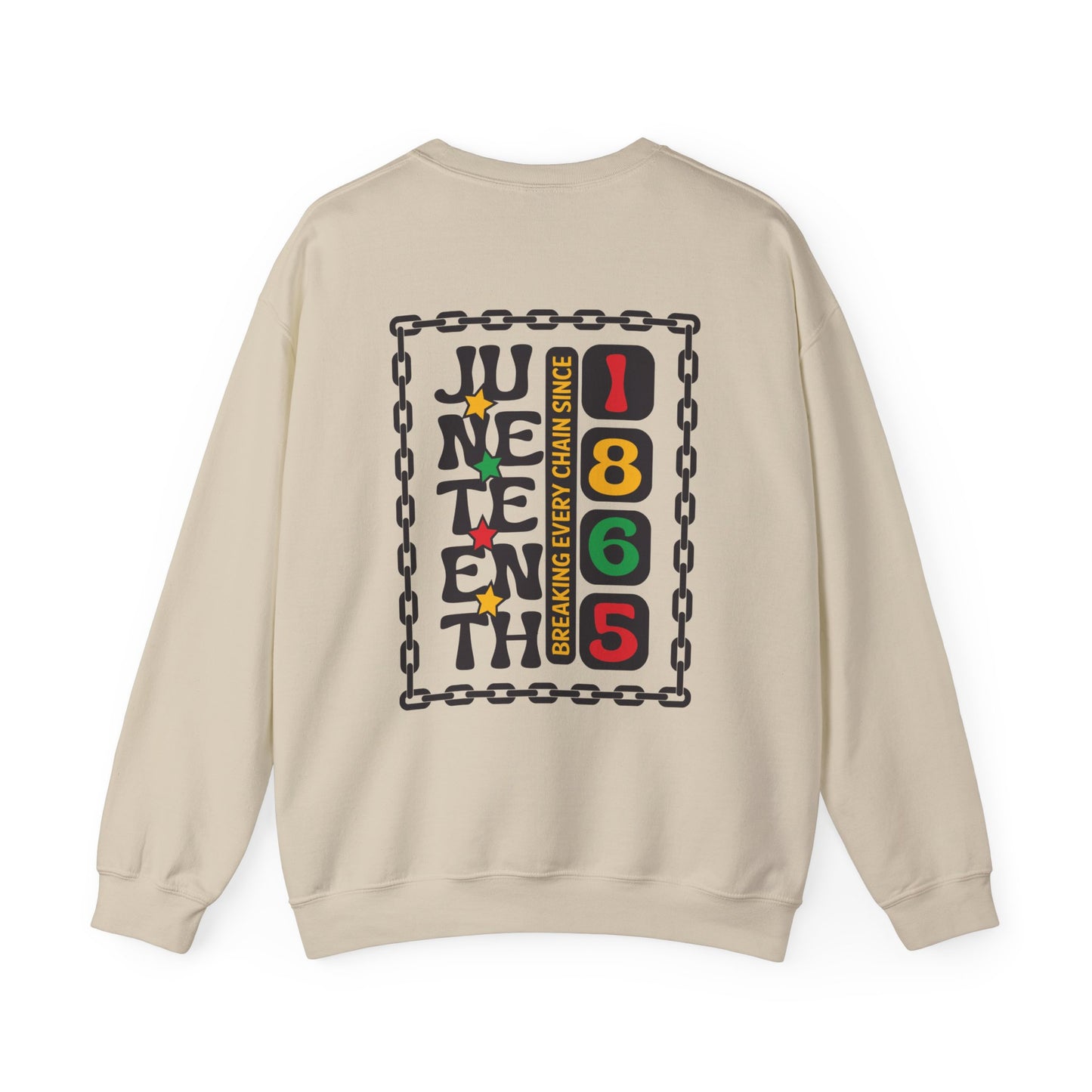 Juneteenth -- Breaking Every Chain (Adult Unisex Crewneck Sweatshirt)