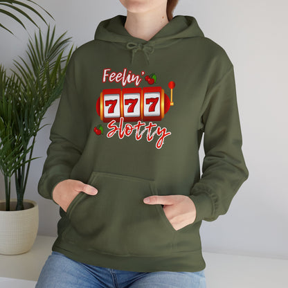 Feelin' Slotty (Adult Unisex Hooded Sweatshirt)