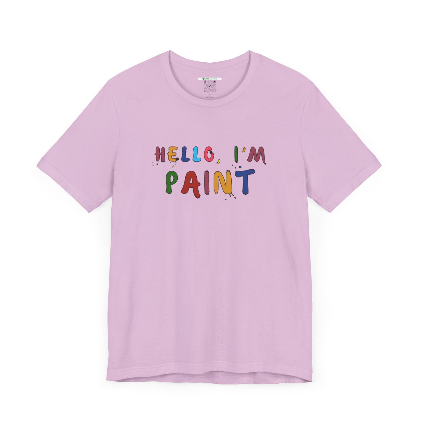 Matching Couple's Set -- Hello, I'm Paint (Adult Unisex Tee)