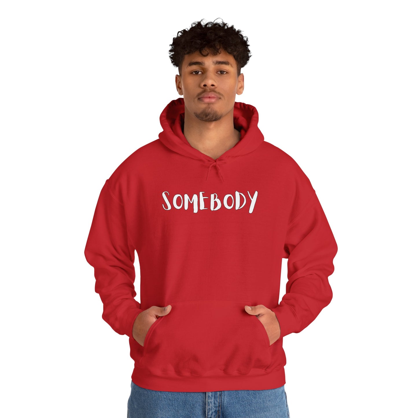 Matching Couple's Set -- "Somebody" (Adult Unisex Hooded Sweatshirt)
