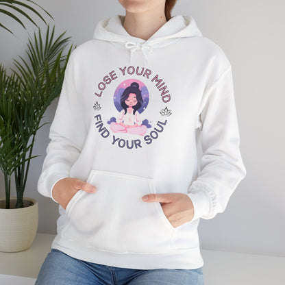 Mindful Awareness --  Meditation (Adult Unisex Hooded Sweatshirt)
