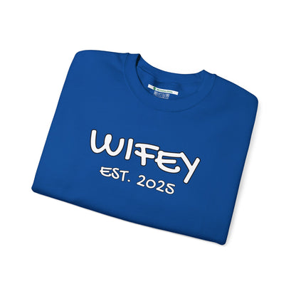 Matching Marriage Set -- "Wifey" (Adult Unisex Crewneck Sweatshirt)
