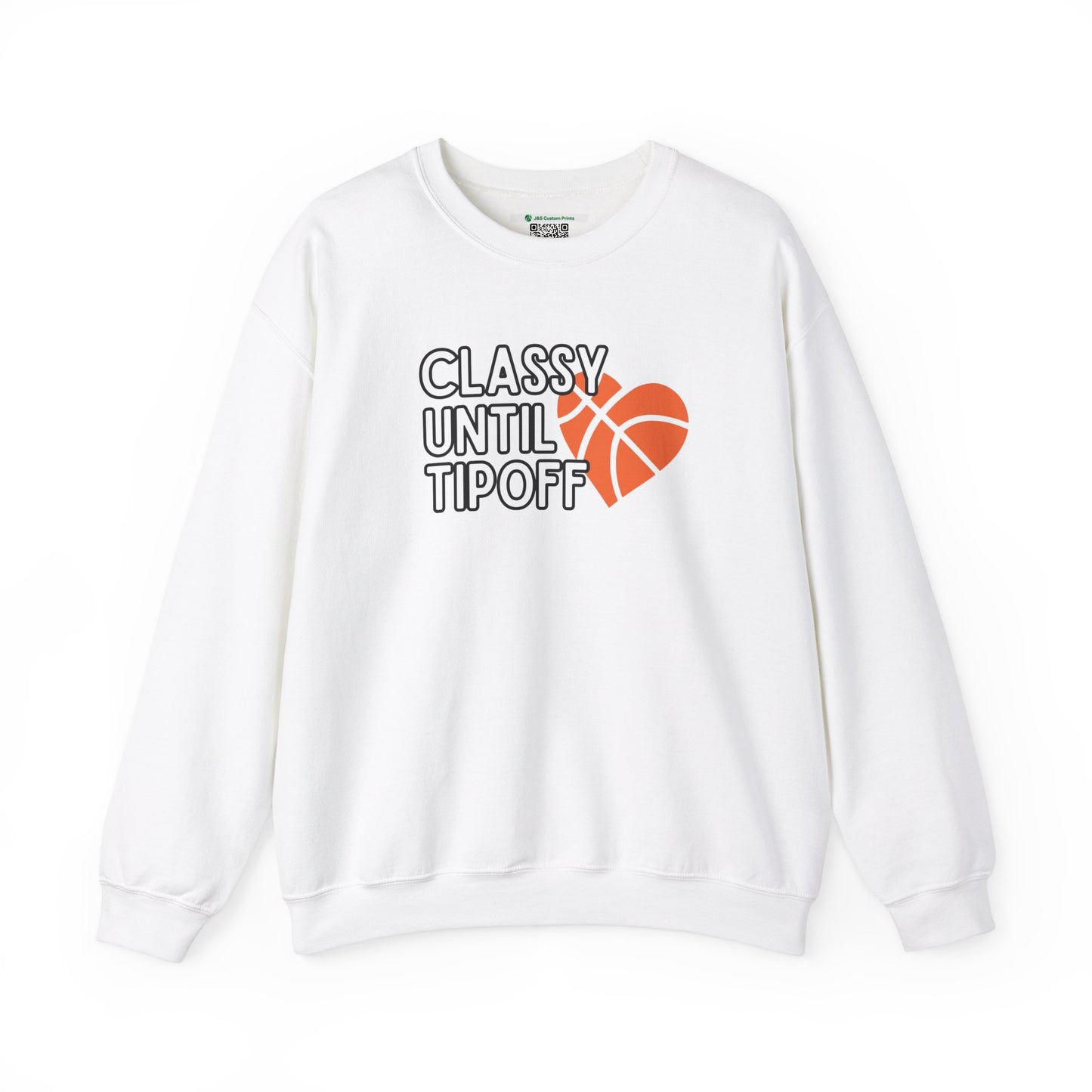 Classy Until Tipoff (Adult Unisex Crewneck Sweatshirt)