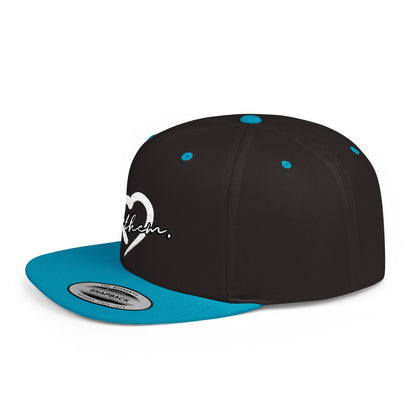 Let Them (Embroidered Snapback Flat-Bill Cotton Hat) - J&S Custom Prints