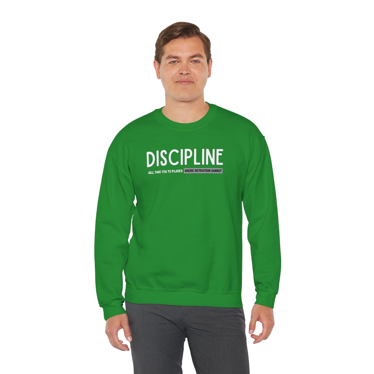 Discipline (Adult Unisex Crewneck Sweatshirt)