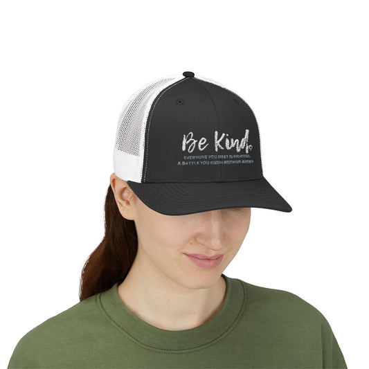 Be Kind (Embroidered Snapback Trucker Hat)
