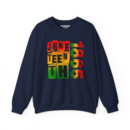Juneteenth 1865 (Adult Unisex Crewneck Sweatshirt)