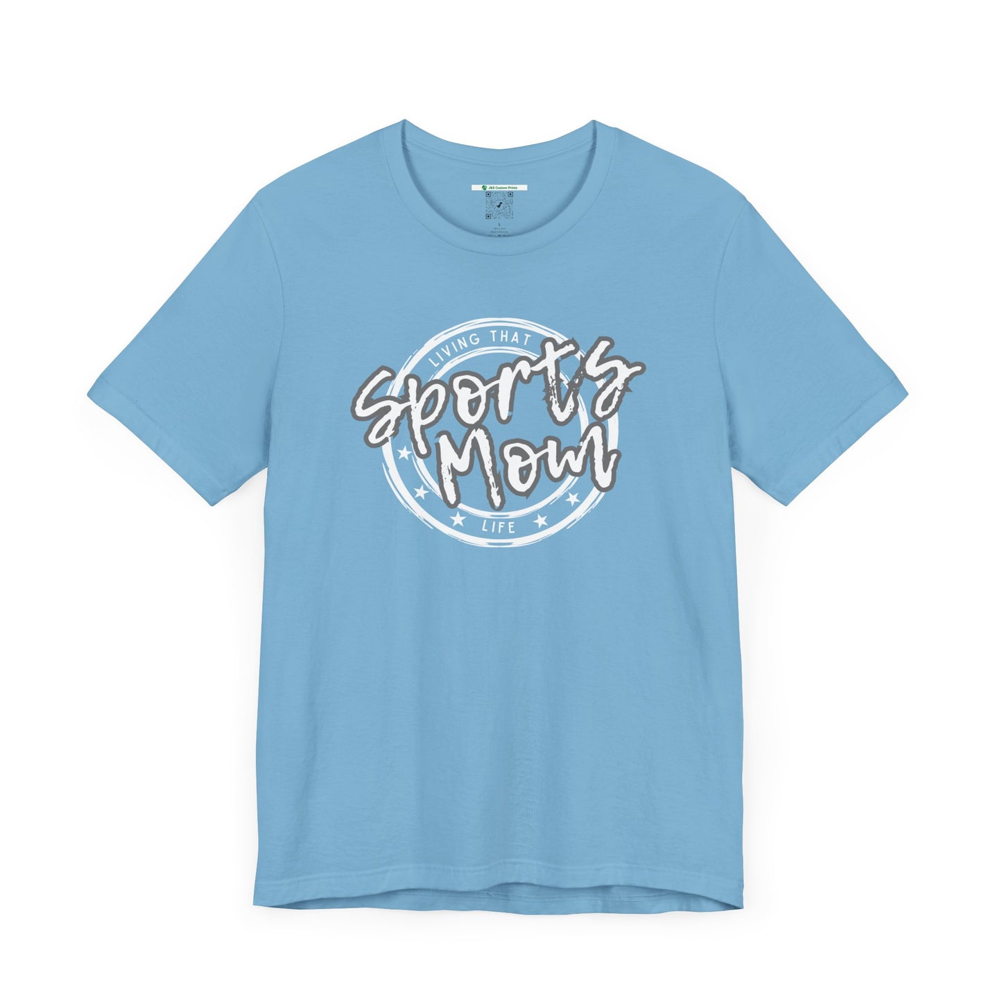 Sports Mom -- Gray Font (Adult Unisex Tee)