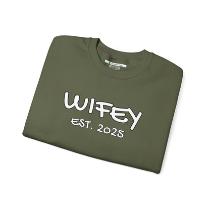 Matching Marriage Set -- "Wifey" (Adult Unisex Crewneck Sweatshirt)