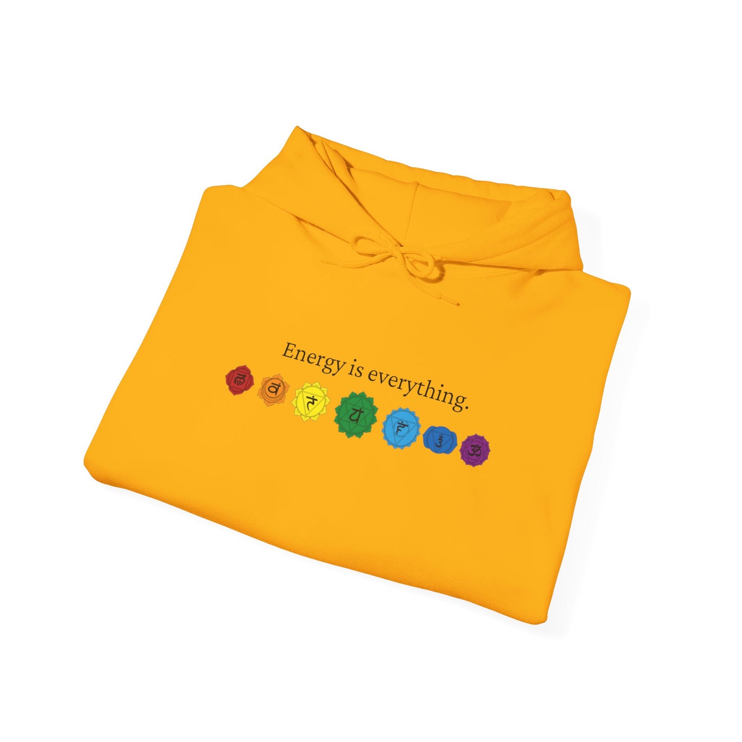 Energy is Everything -- Chakras (Adult Unisex Hooded Sweatshirt)