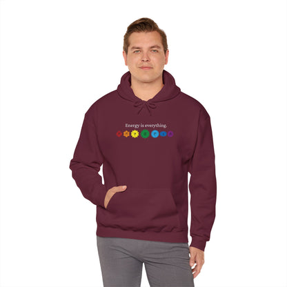 Energy is Everything -- Chakras (Adult Unisex Hooded Sweatshirt)