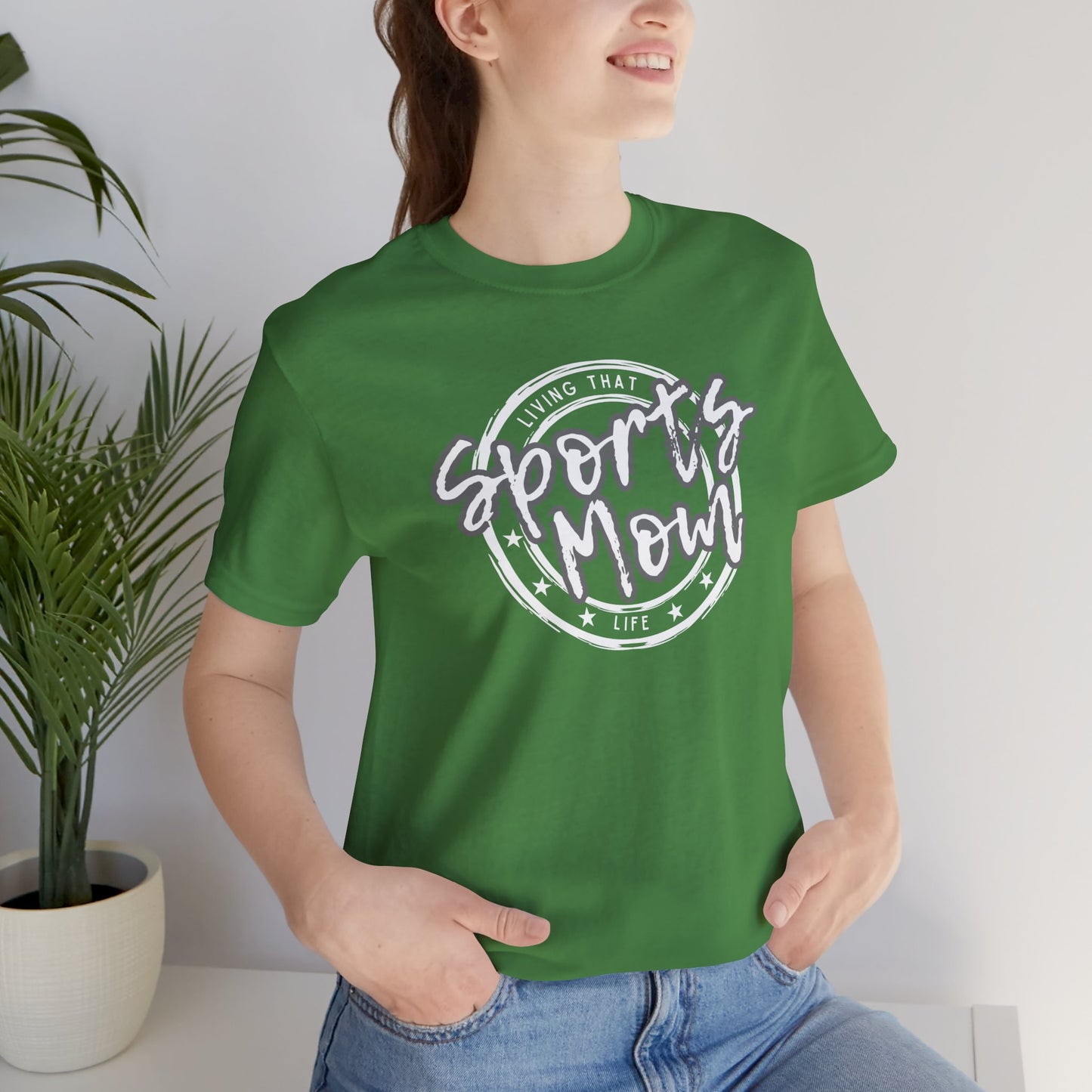 Sports Mom -- Gray Font (Adult Unisex Tee)
