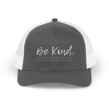 Be Kind (Embroidered Snapback Trucker Hat)