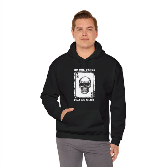 No One Cares What You Folded (Adult Unisex Hooded Sweatshirt)