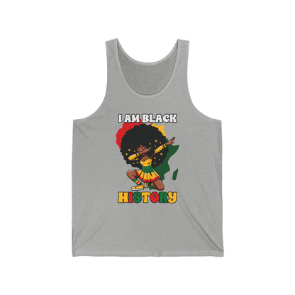 I Am Black History (Adult Unisex Tank Top) - J&S Custom Prints