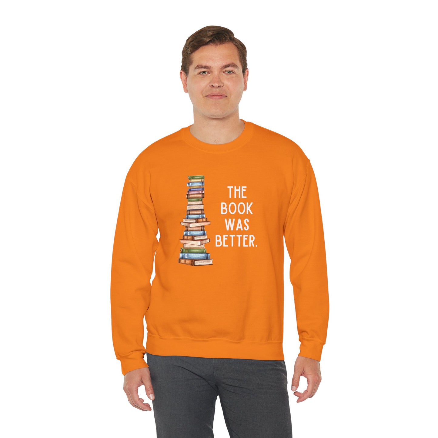 The Book Was Better [2] (Adult Unisex Crewneck Sweatshirt)