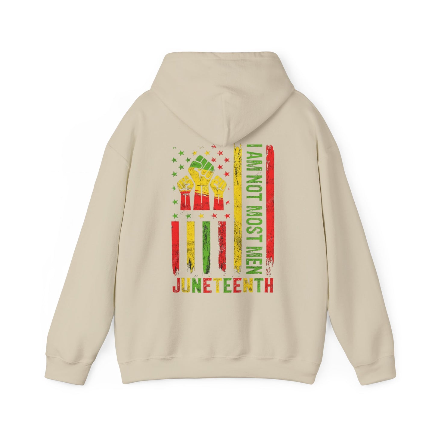 Juneteenth -- Not Most Men (Adult Unisex Hooded Sweatshirt)