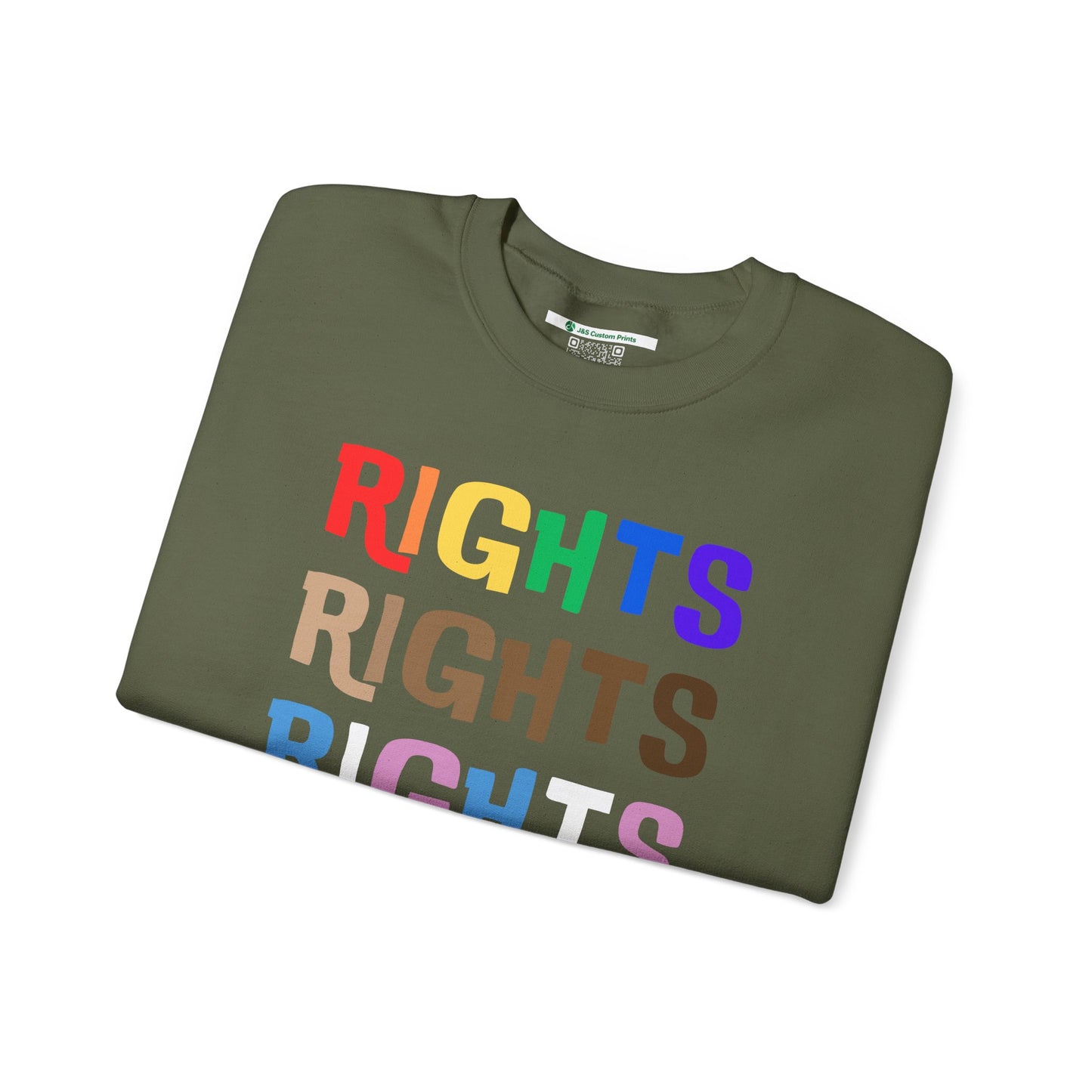Equal Rights (Adult Unisex Crewneck Sweatshirt)