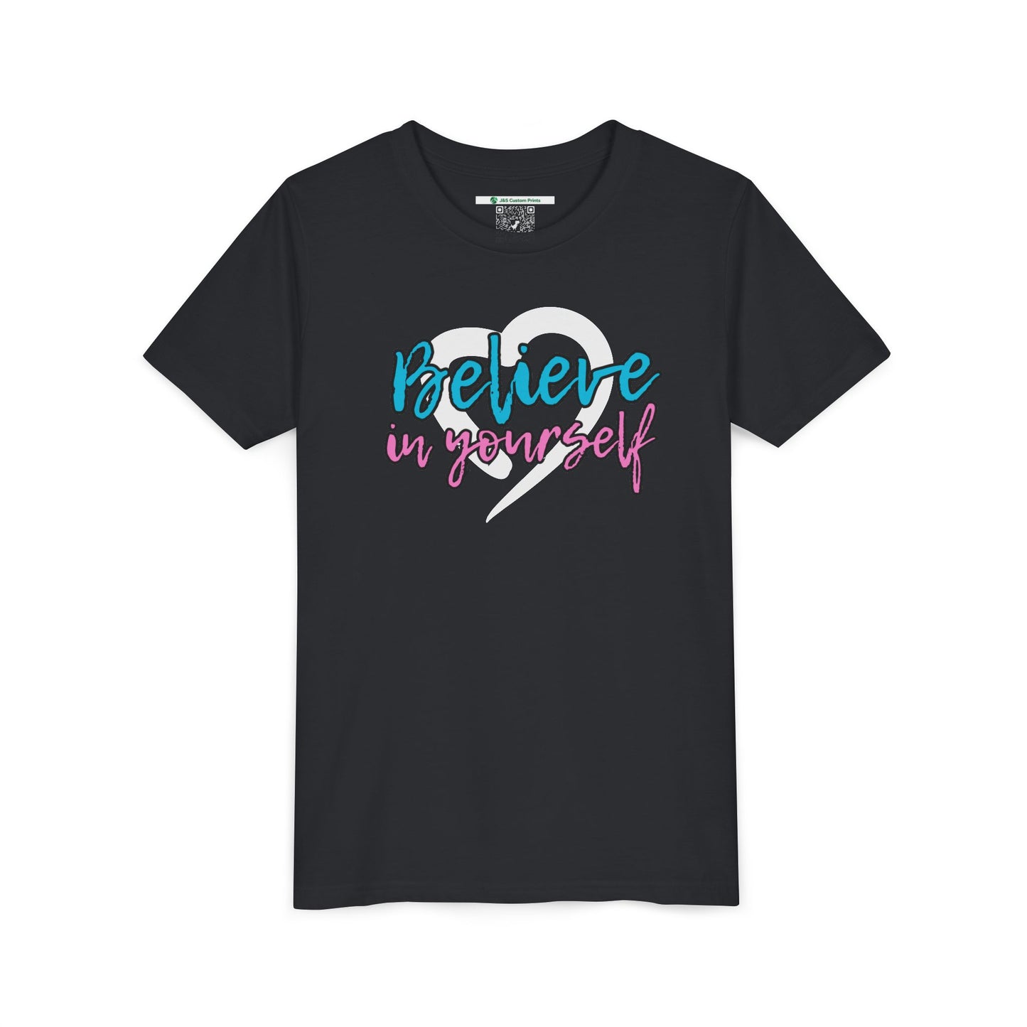 Believe In Yourself -- Blue/Pink (Youth Unisex Tee)